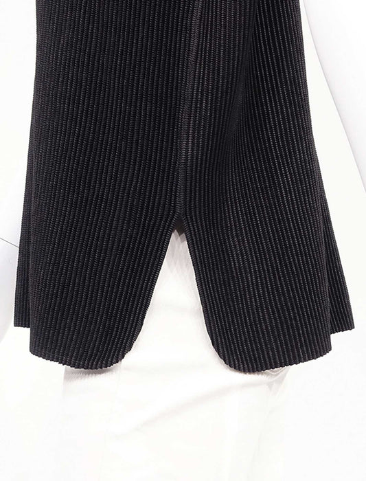 ＜SPECCHIO＞シャトルプリーツ 襟付きブラウス