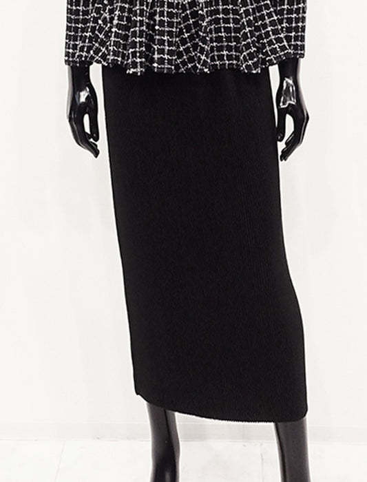 ＜SPECCHIO＞シャトルプリーツ ナロースカート