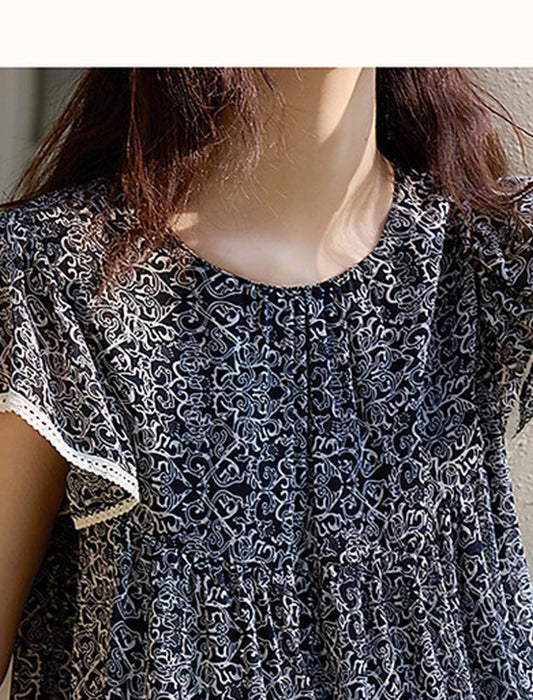 パイピングブラウス