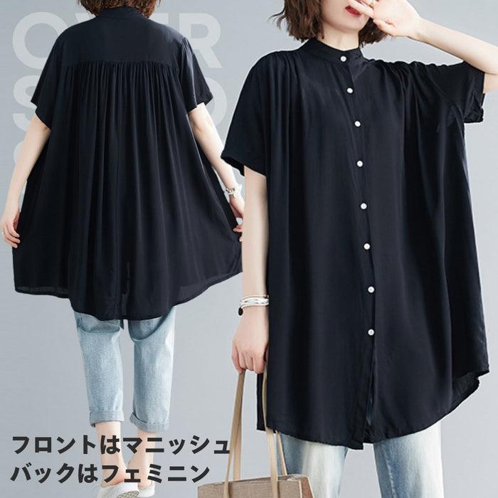 ビッグシルエットブラウス