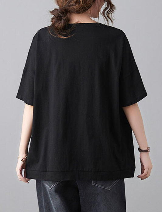 スターパッチワークTシャツ　