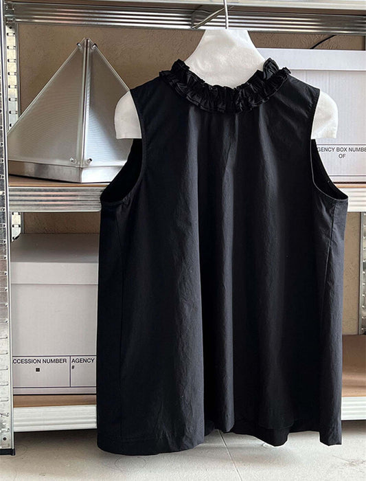 花びら襟前後2WAYブラウス_