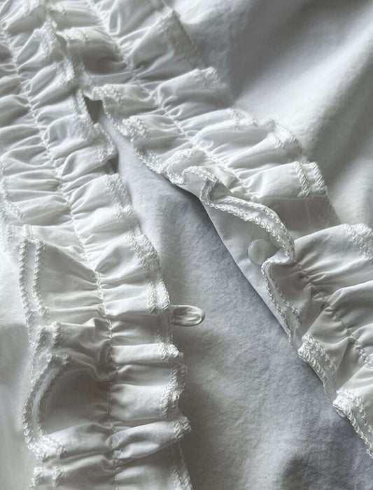 花びら襟前後2WAYブラウス_