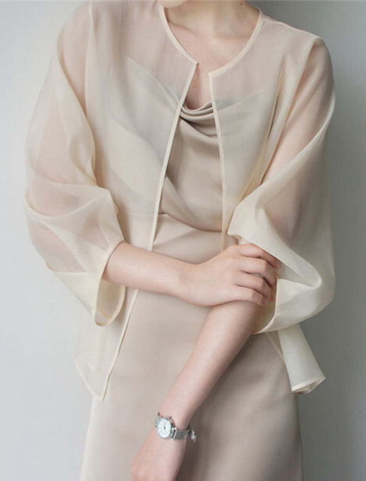 レトロ シアーカーディガン　