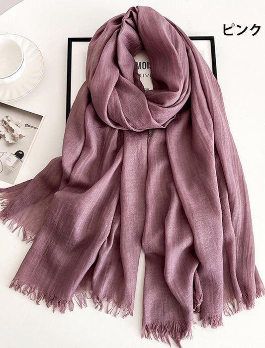 柔らか大判薄型ストール