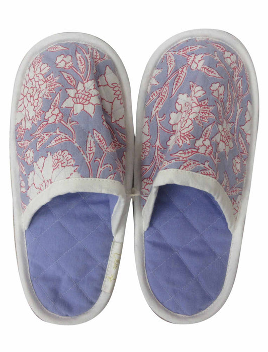 ブロックプリントルームシューズ