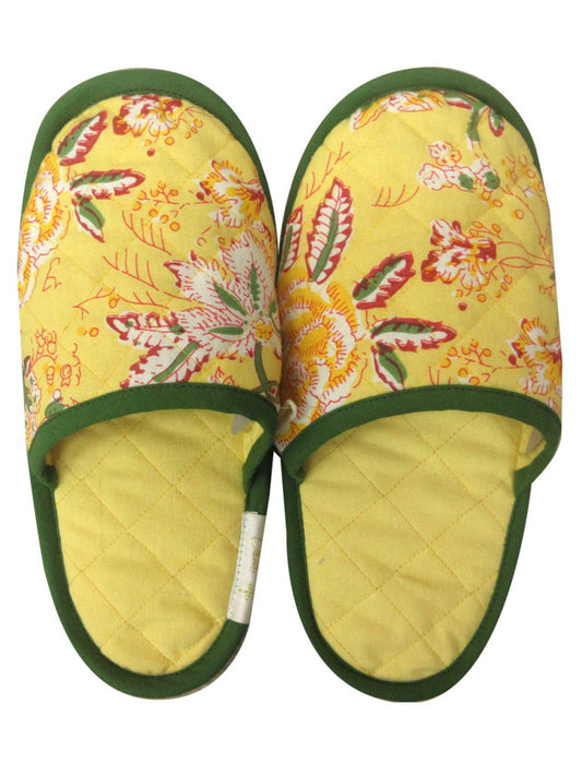 ブロックプリントルームシューズ