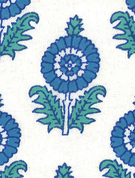 ブロックプリントルームシューズ