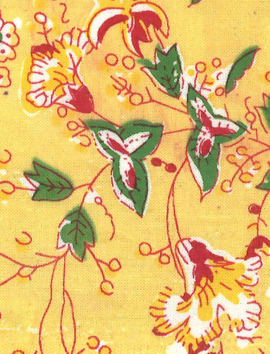 ブロックプリントルームシューズ