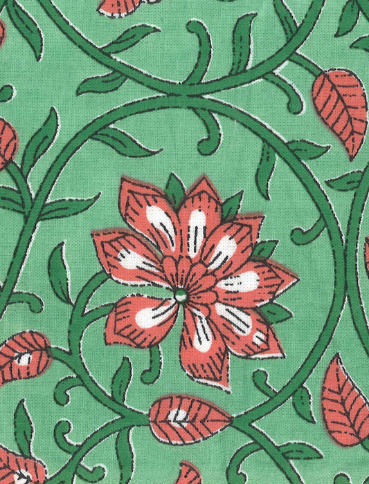 ブロックプリントルームシューズ