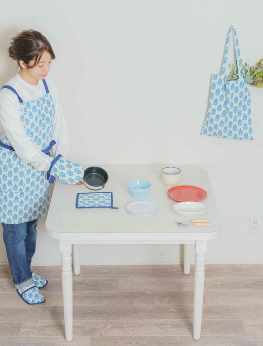 ブロックプリントルームシューズ