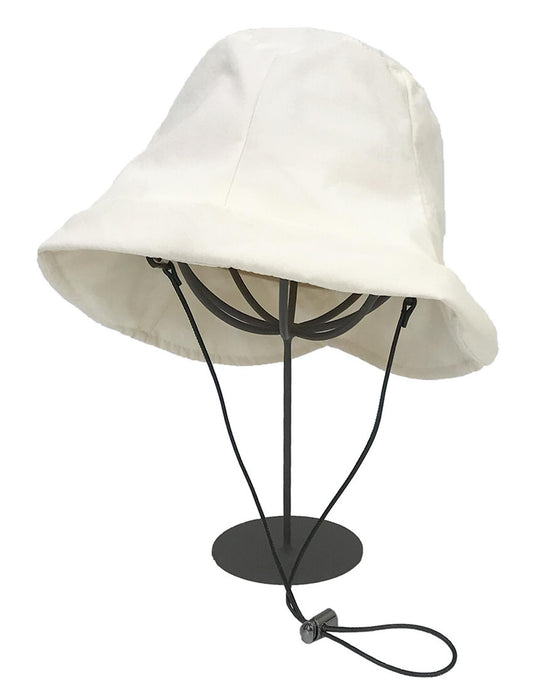 UVブリムキャスケット紐付き 帽子