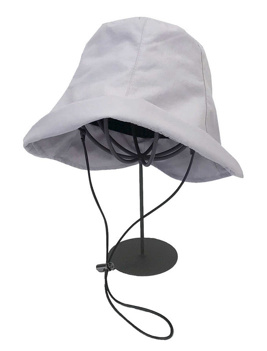 UVブリムキャスケット紐付き 帽子