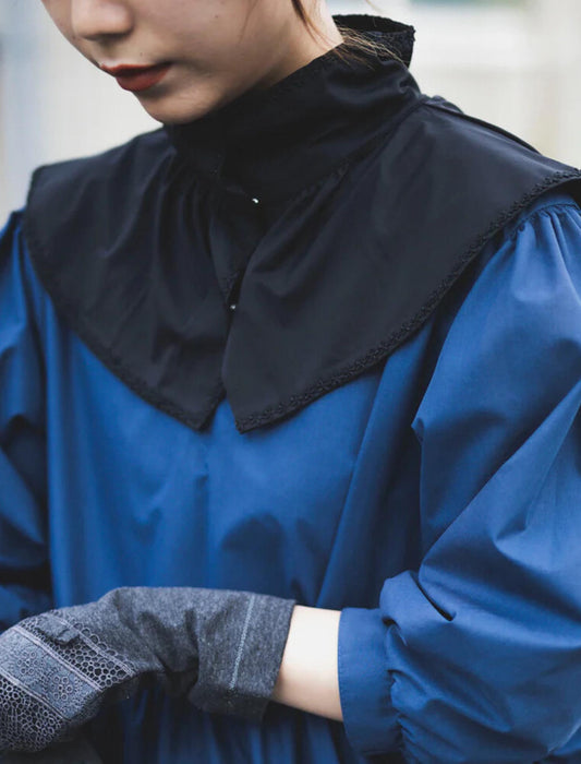 冷感抗菌小花レース保冷剤付UVネックカバー