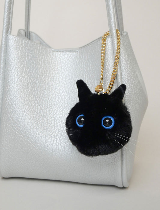 キュートなフェイスネコチャーム