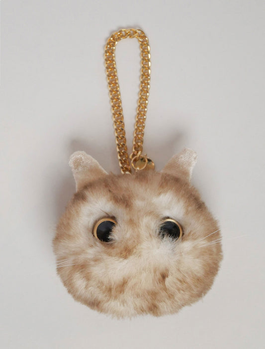 キュートなフェイスネコチャーム