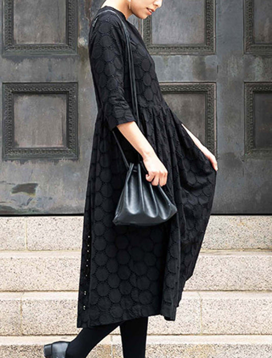 サークルレースワンピース　アンサンブル