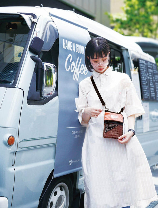 ウォッシャブルエコバッグ付きサコッシュ 2wayバッグ