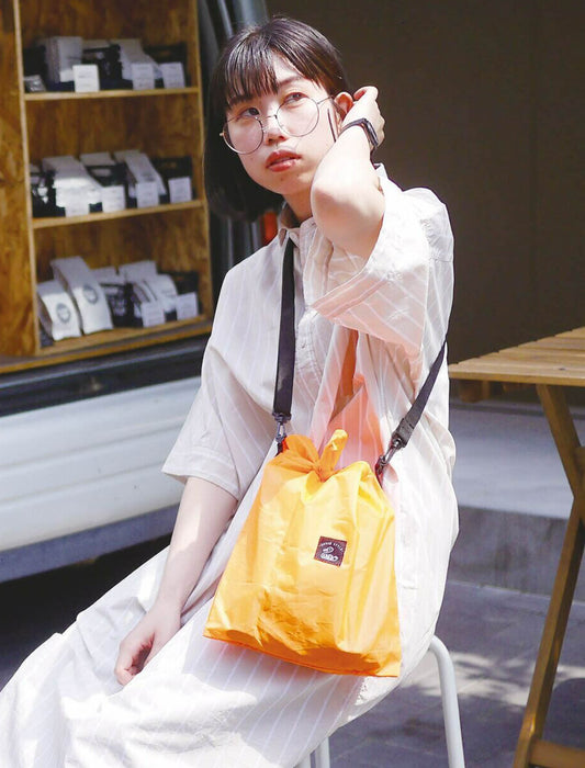 ウォッシャブルエコバッグ付きサコッシュ 2wayバッグ