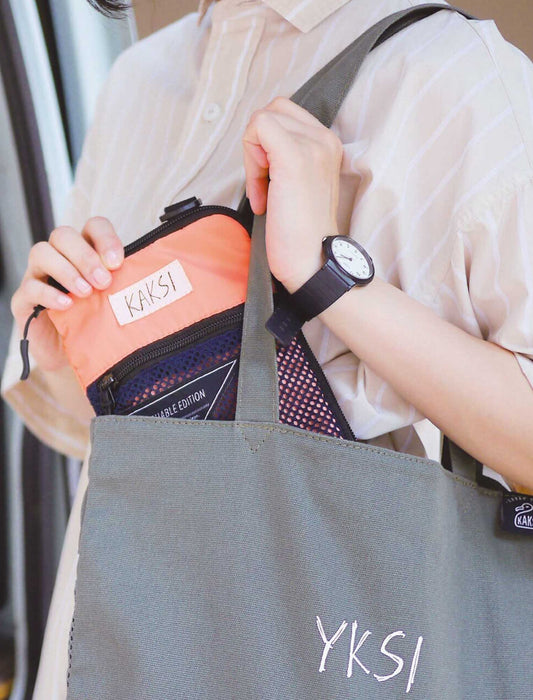 ウォッシャブルエコバッグ付きサコッシュ 2wayバッグ