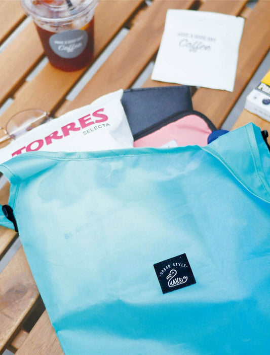 ウォッシャブルエコバッグ付きサコッシュ 2wayバッグ