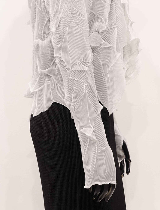 ＜SPECCHIO＞シフォンプリーツボレロ