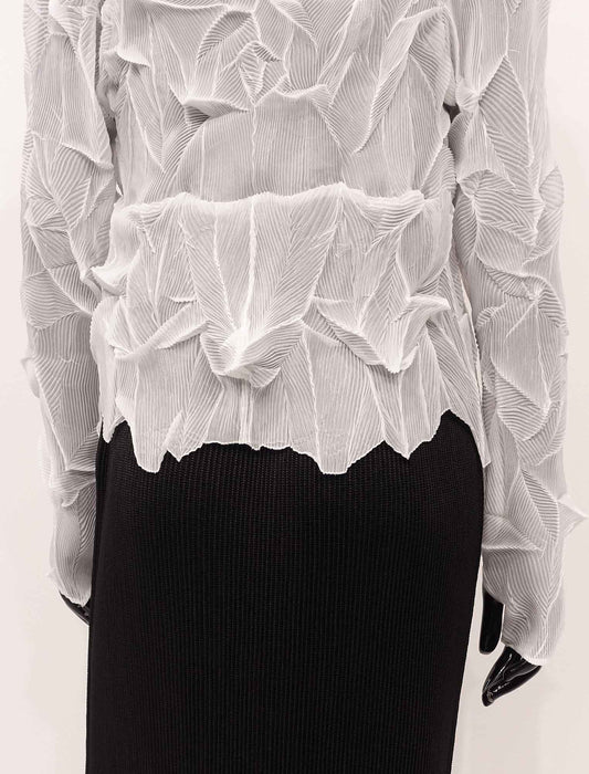 ＜SPECCHIO＞シフォンプリーツボレロ