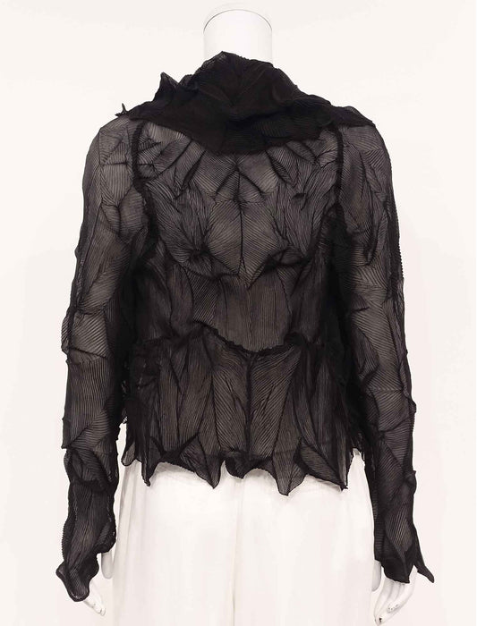 ＜SPECCHIO＞シフォンプリーツボレロ