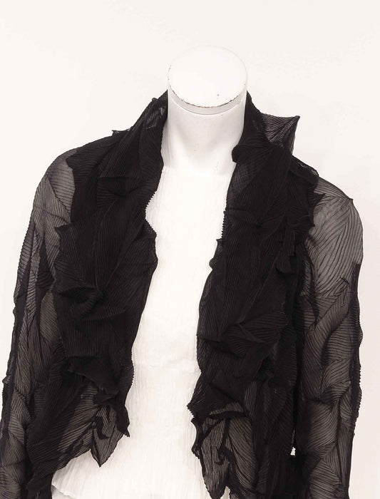 ＜SPECCHIO＞シフォンプリーツボレロ