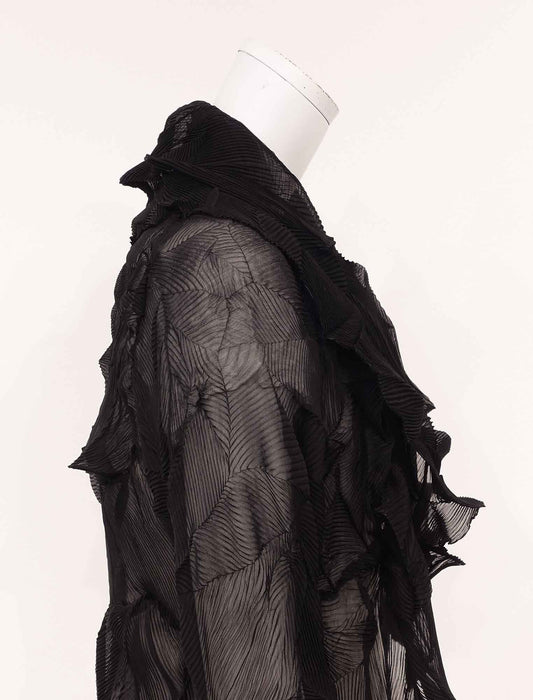 ＜SPECCHIO＞シフォンプリーツボレロ