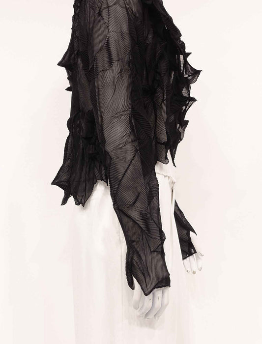 ＜SPECCHIO＞シフォンプリーツボレロ