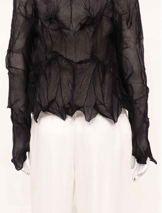 ＜SPECCHIO＞シフォンプリーツボレロ