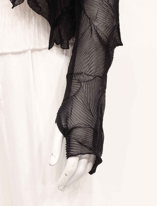 ＜SPECCHIO＞シフォンプリーツボレロ