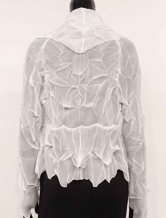 ＜SPECCHIO＞シフォンプリーツボレロ