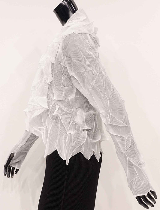 ＜SPECCHIO＞シフォンプリーツボレロ