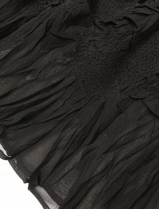 ＜SPECCHIO＞シアーGプリーツ プルオーバー