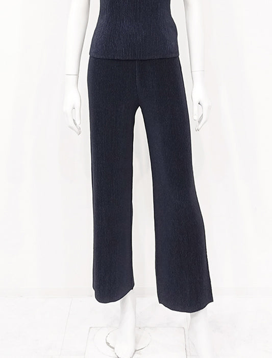 ＜SPECCHIO＞シャトルプリーツ ストレートパンツ