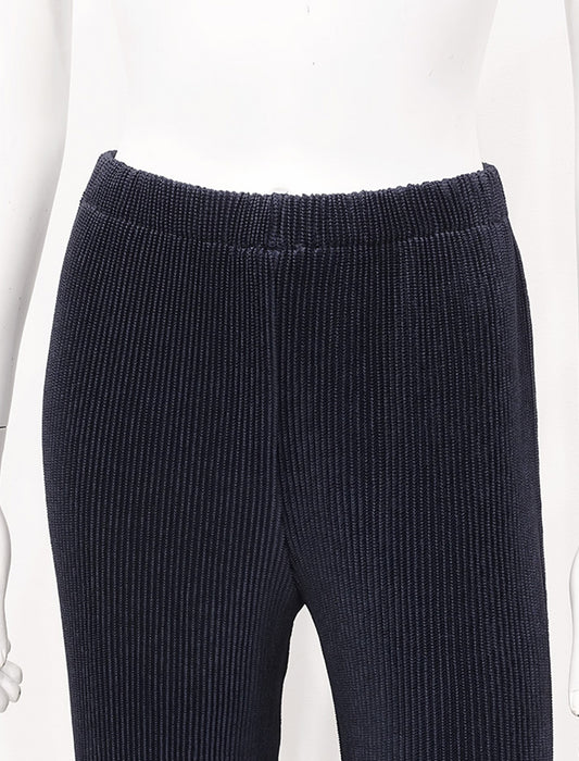 ＜SPECCHIO＞シャトルプリーツ ストレートパンツ