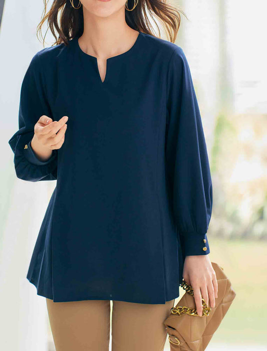 【受注】タックペプラムデザイン「Tブラウス」