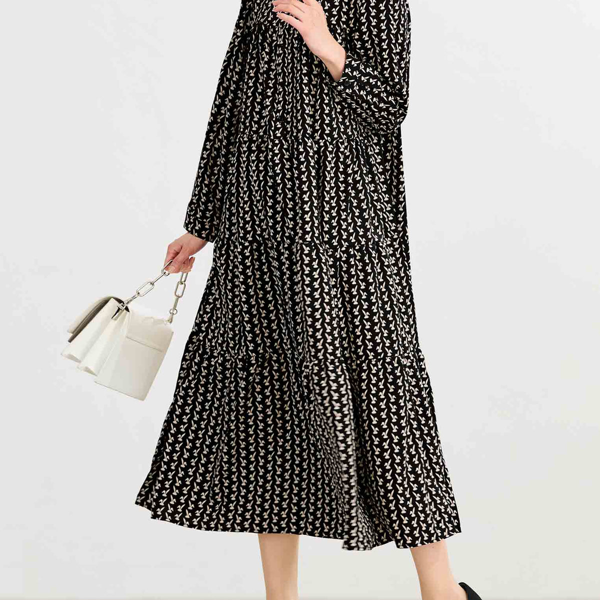 受注】ウサギ柄ティアードワンピース | Northmall（ノースモール