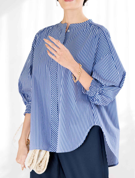 【受注】ストライプドルマンシャツ