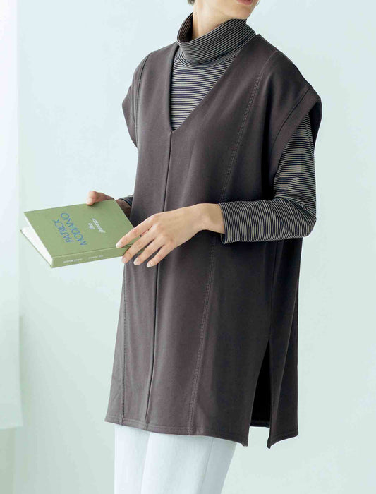 【受注】カットソーチュニックベスト