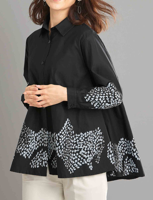 【受注】パネルプリントシャツ