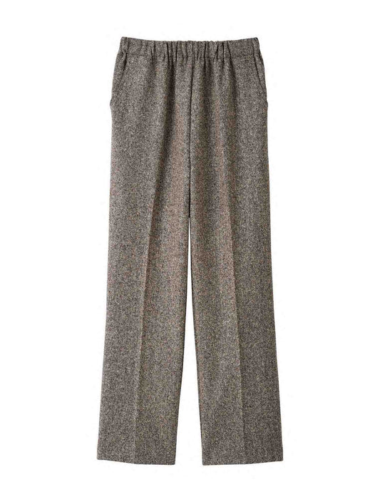 【受注】ウール混ツイードパンツ