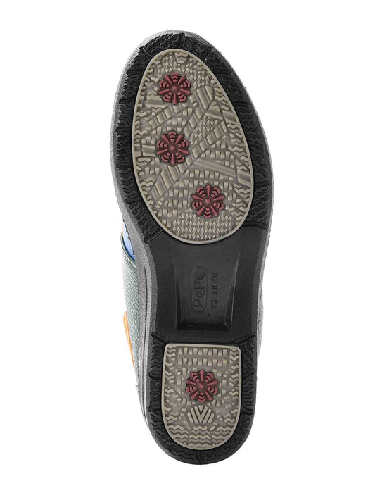 【受注】エアソールゴム紐配色パッチワークウォーキングシューズ　