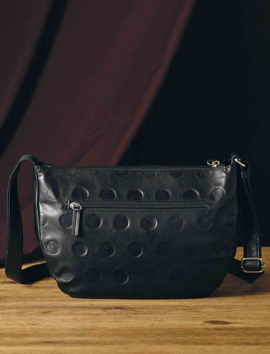 【受注】山羊革ドット型押しショルダーバッグ