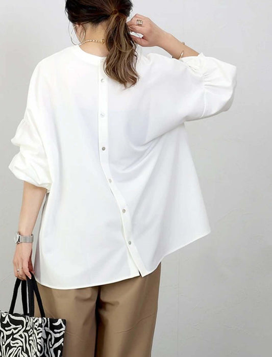 前後2wayブラウス