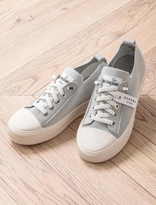 ラメ入りニットスニーカー