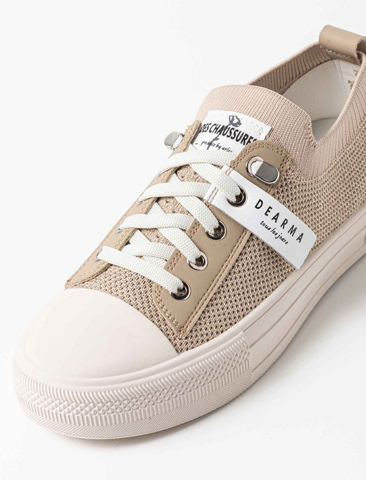 ラメ入りニットスニーカー