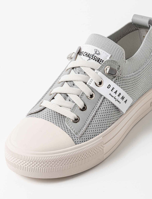 ラメ入りニットスニーカー